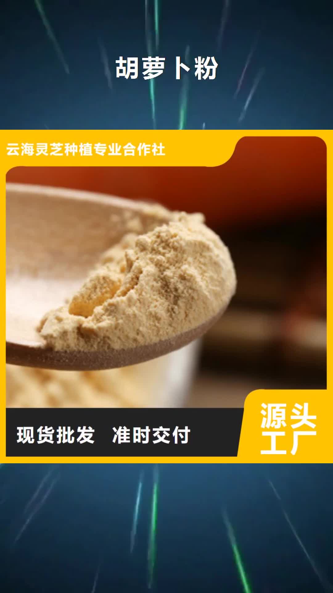 荆门 胡萝卜粉 【灵芝】满足客户所需