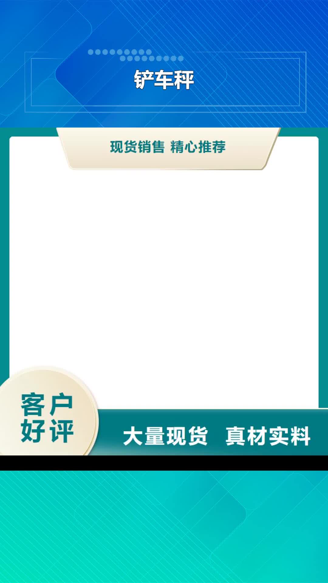 云南【铲车秤】 地磅专业生产厂家