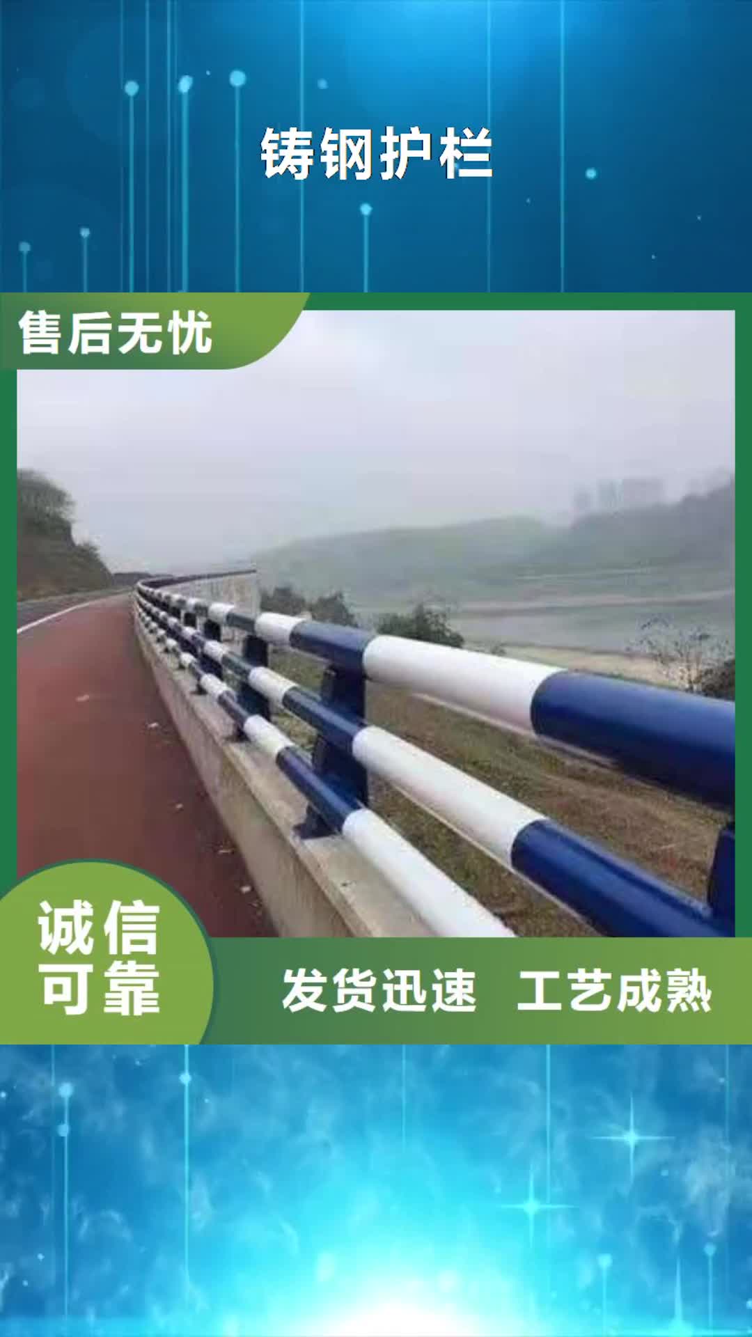 【辽阳 铸钢护栏,防撞钢板立柱护栏满足客户需求】