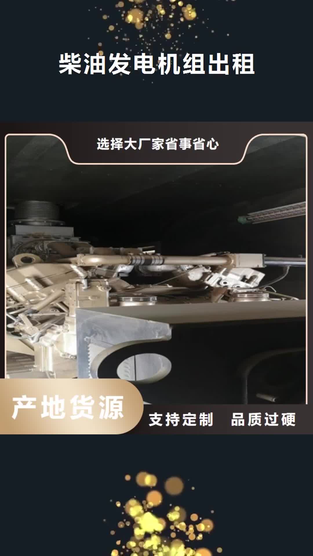 遵义【柴油发电机组出租】-发电机出租打造好品质