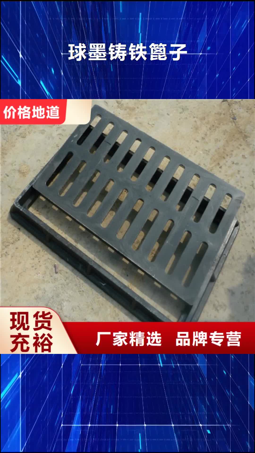 浙江【球墨铸铁篦子】DN100球墨铸铁管好品质用的放心