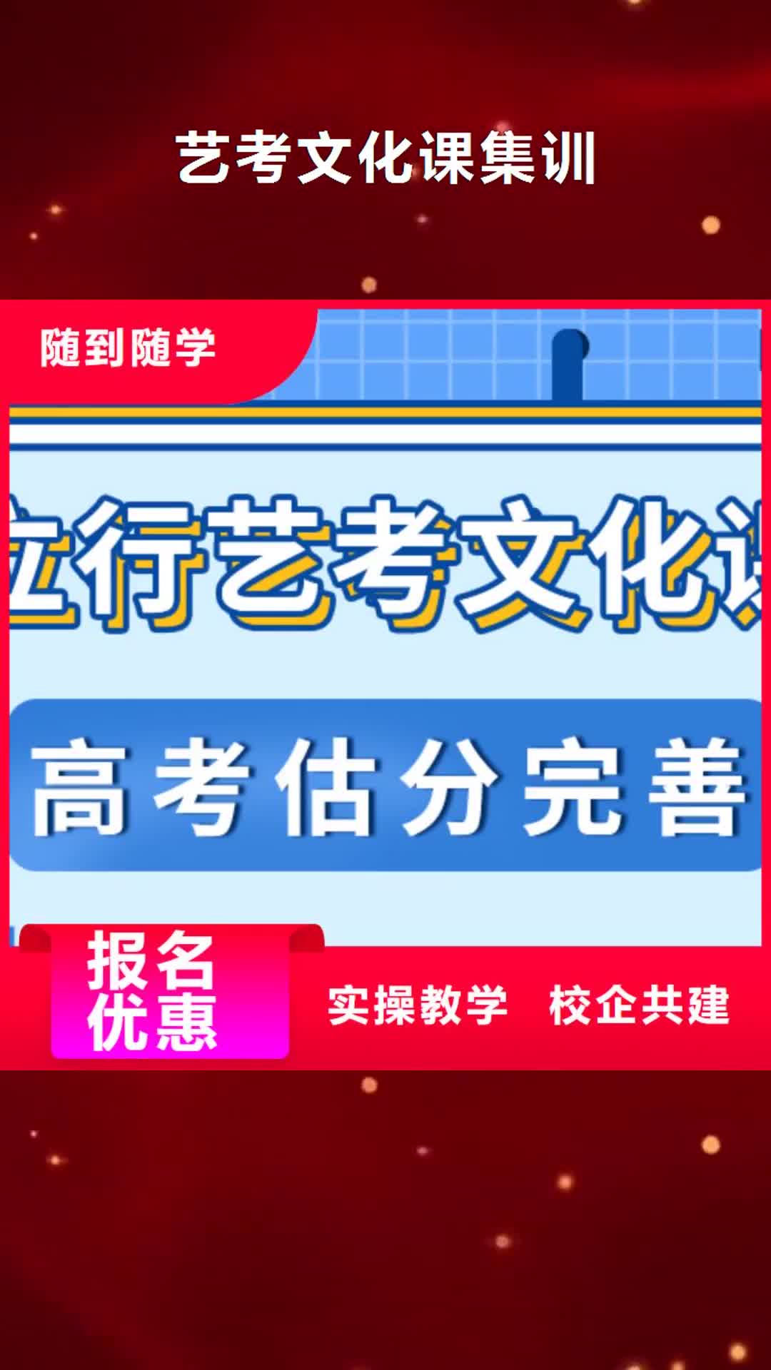 汕头 艺考文化课集训专业齐全