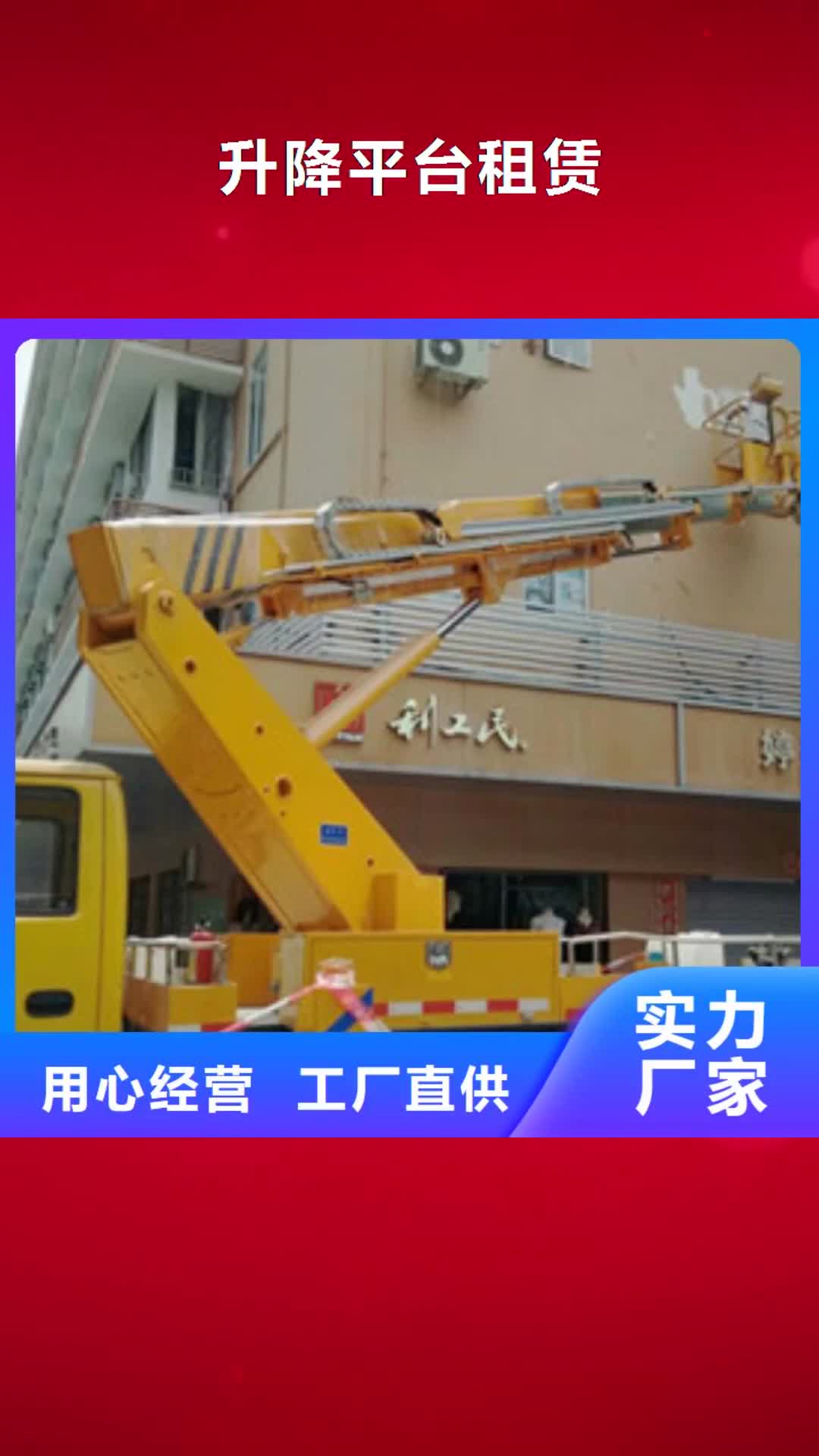 【深圳 升降平台租赁厂家直销售后完善】